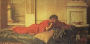 John William Waterhouse The Remorse of Nero after the Murder of his Mother (mk41) oil painting on canvas